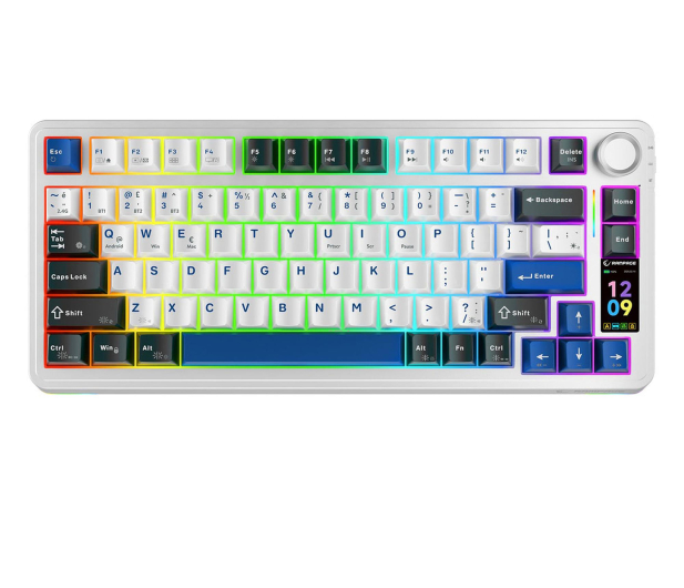 RAMPAGE Quell Pro mechaniczna Ekran, Gasket, Hot-Swap 2,4G + BT QUELLPRO-WHITE - 1370735 - zdjęcie